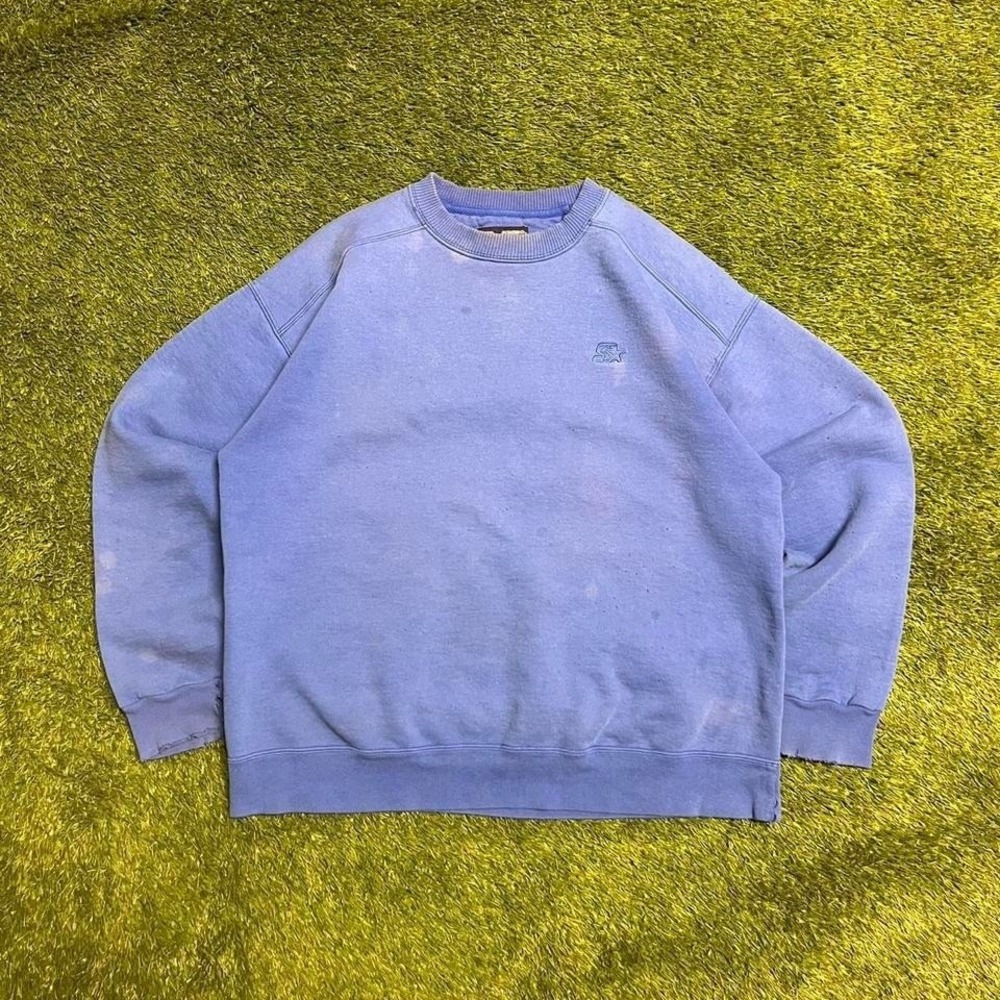 Vintage blank blue starter sweatshirt